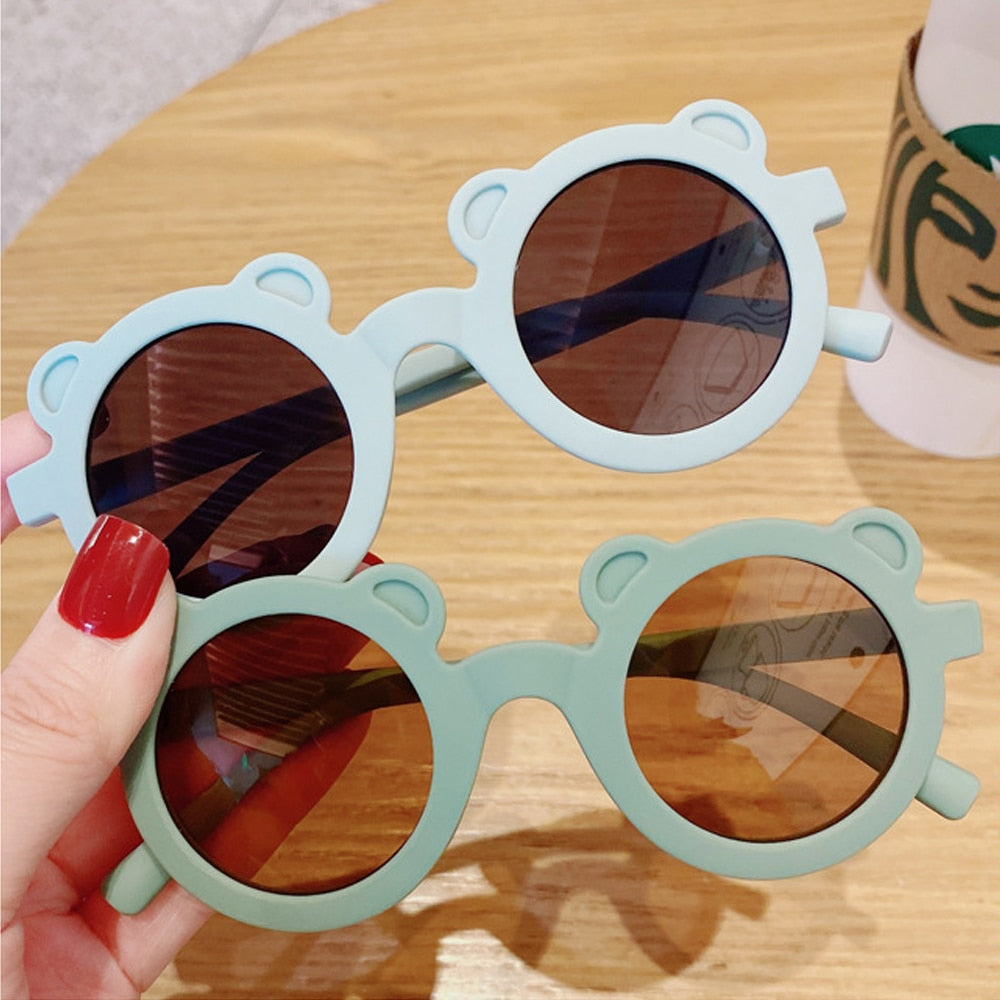 Bear Shape Round Sunglasses