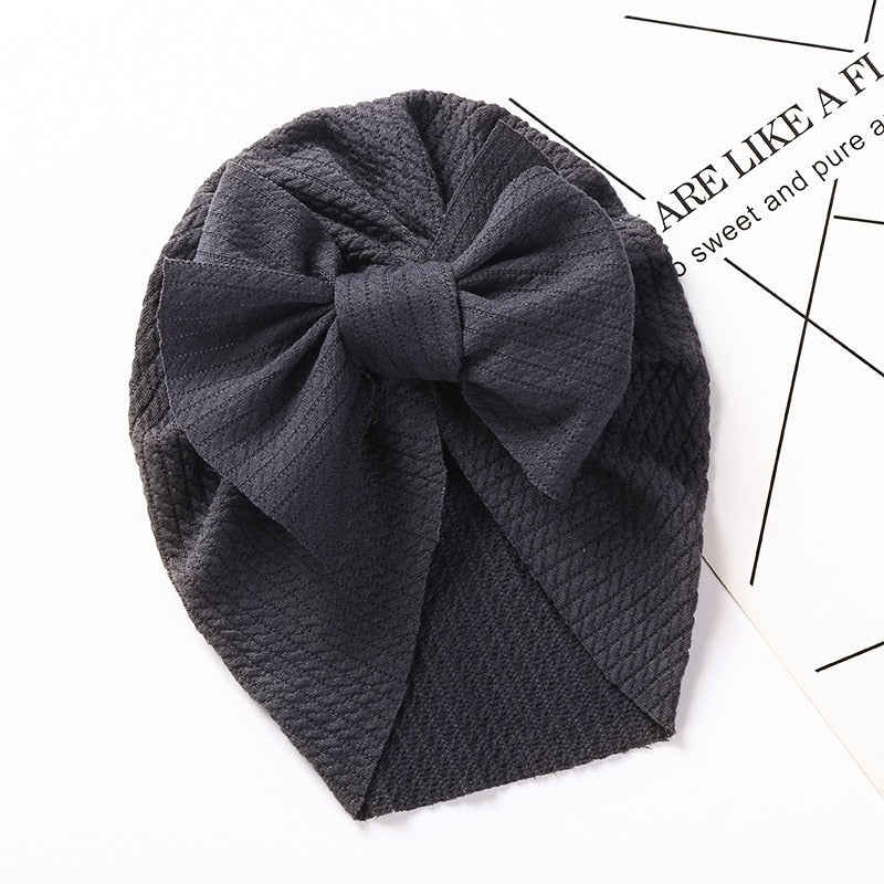 Bow Knot Ribbed Turban