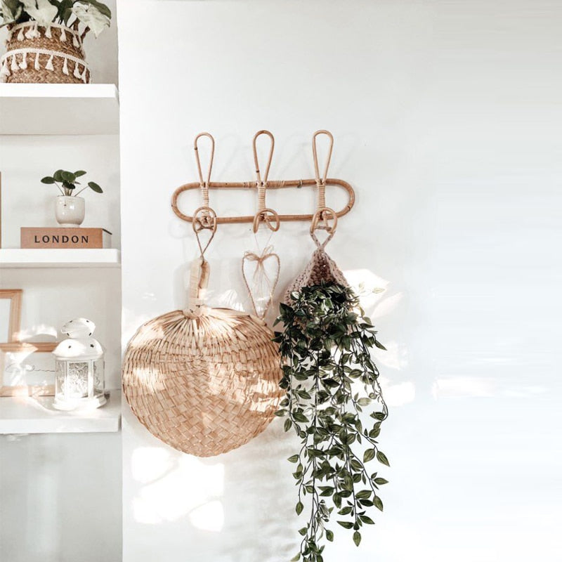 Rattan Garments Hanging Hook