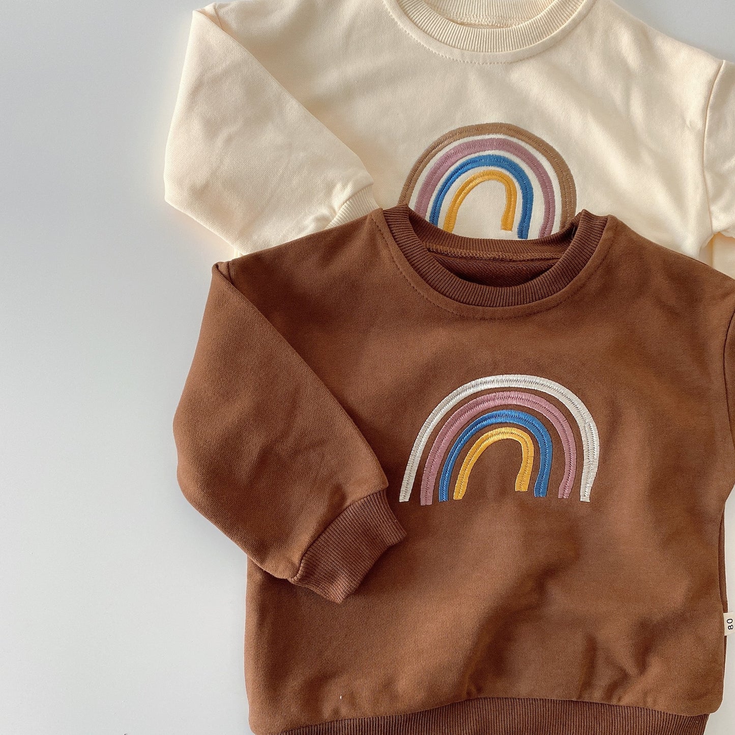 Rainbow Embroidered Sweatshirt
