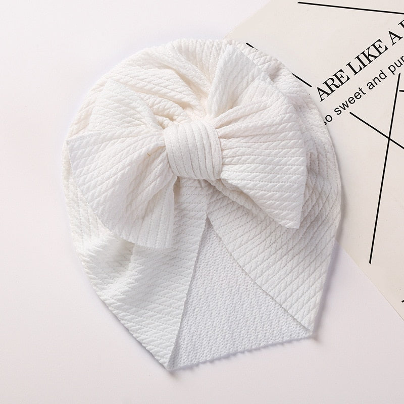 Bow Knot Ribbed Turban