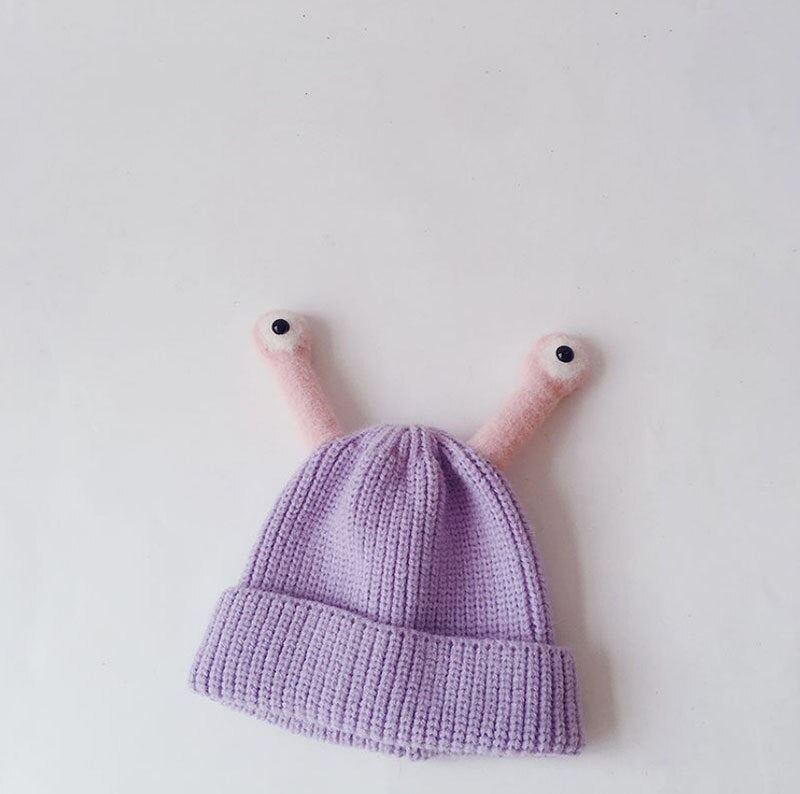 Cute Eyes Knitted Beanie