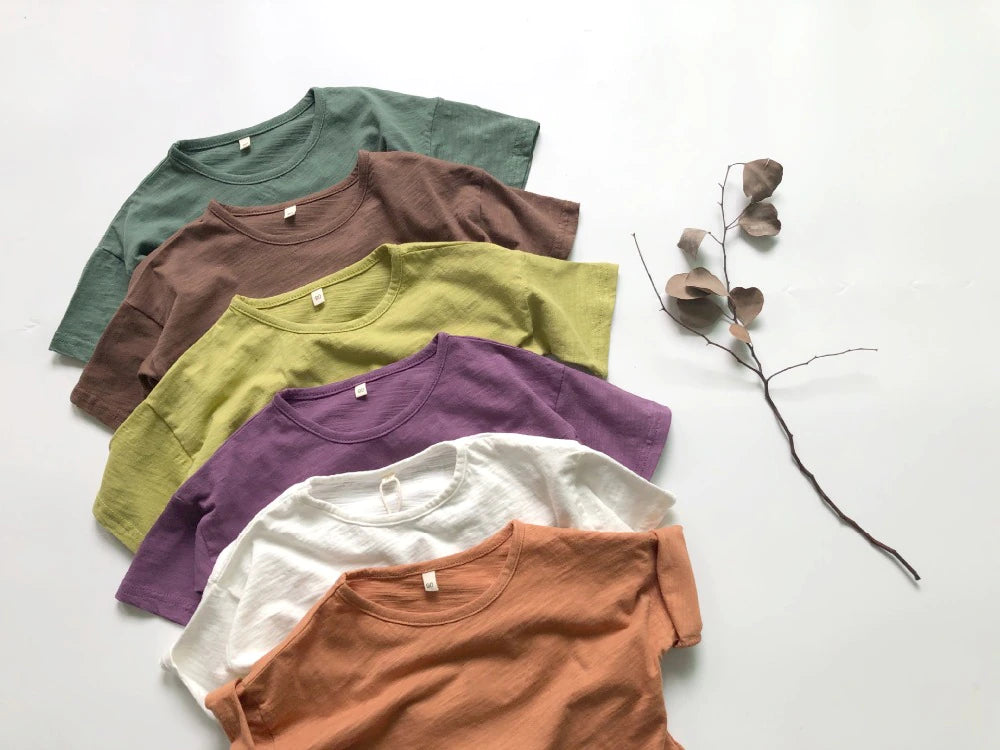 Solid Color Loose T-shirt