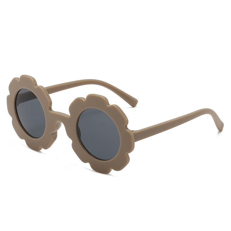 Sun Flower Round Sunglasses