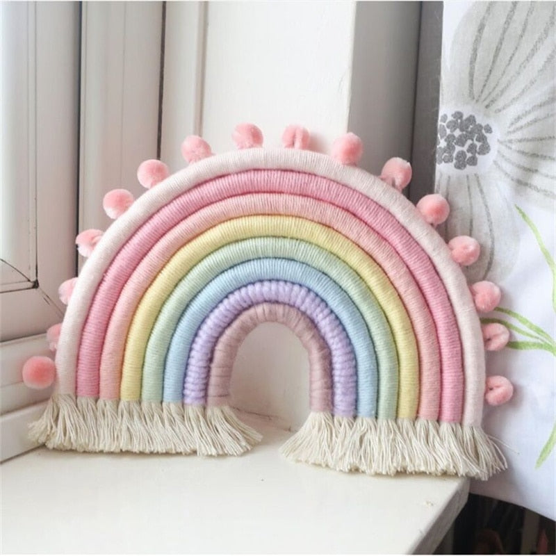 Wall Hanging Rainbow Rope