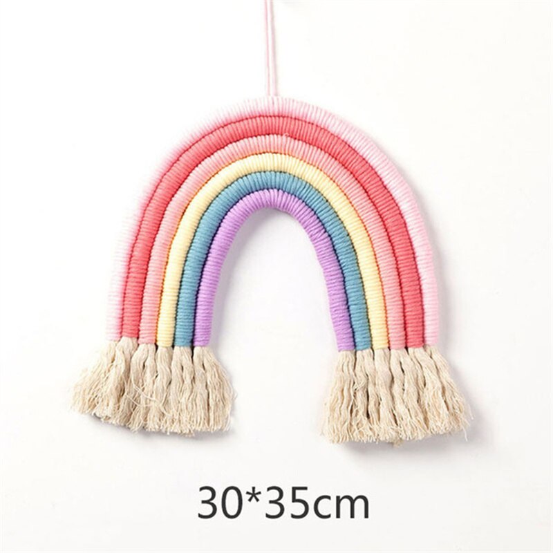 Wall Hanging Rainbow Rope