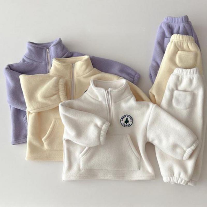 I WANT OUTSIDE TODAY Polar Fleece Pullover & Pants Set