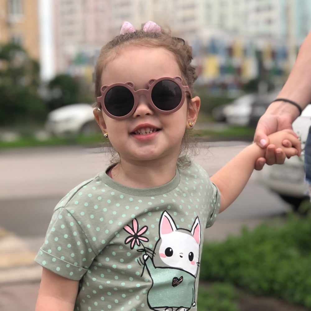 Bear Shape Round Sunglasses