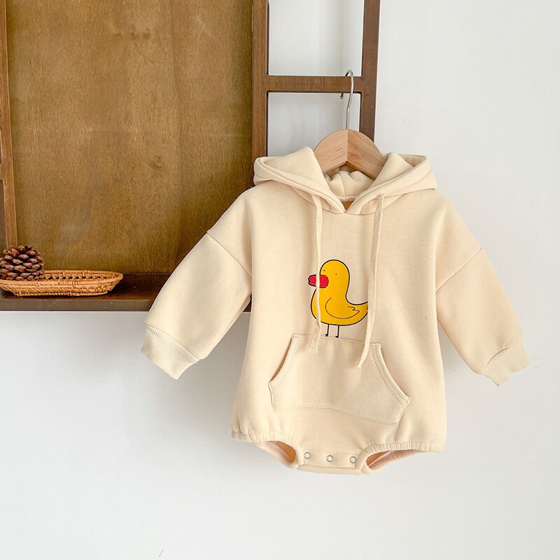 Duckie Hoodie Romper