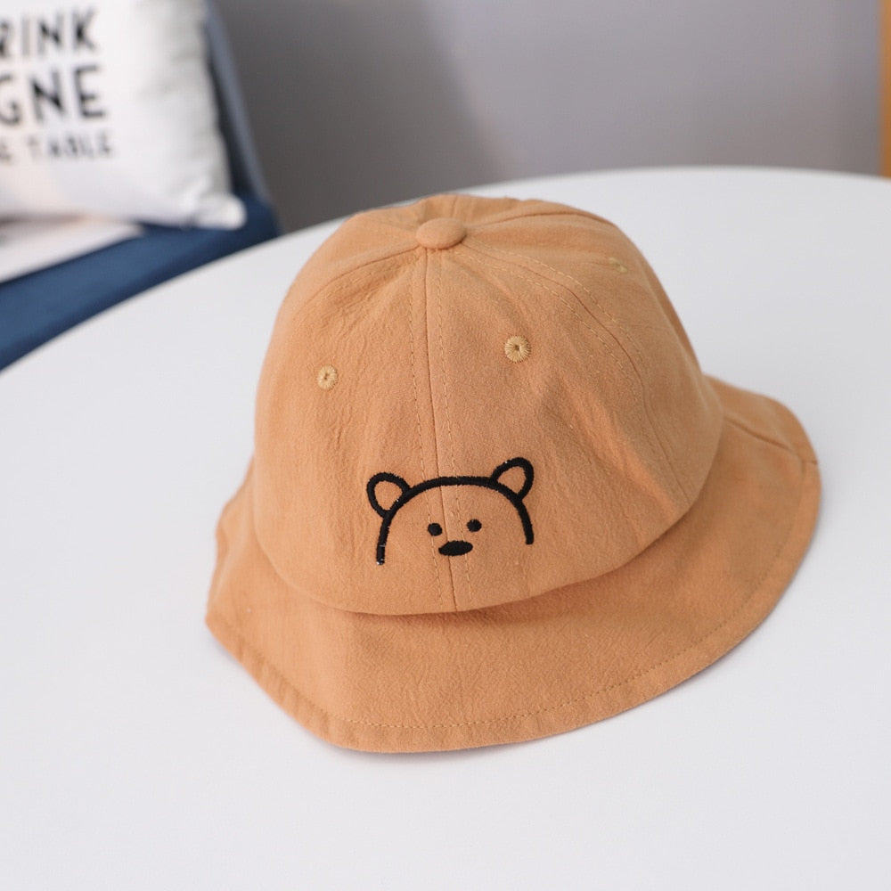 Bear Print Bucket Hat