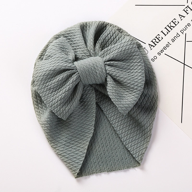 Bow Knot Ribbed Turban