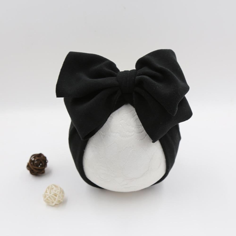 Solid Color Bow Knot Turban