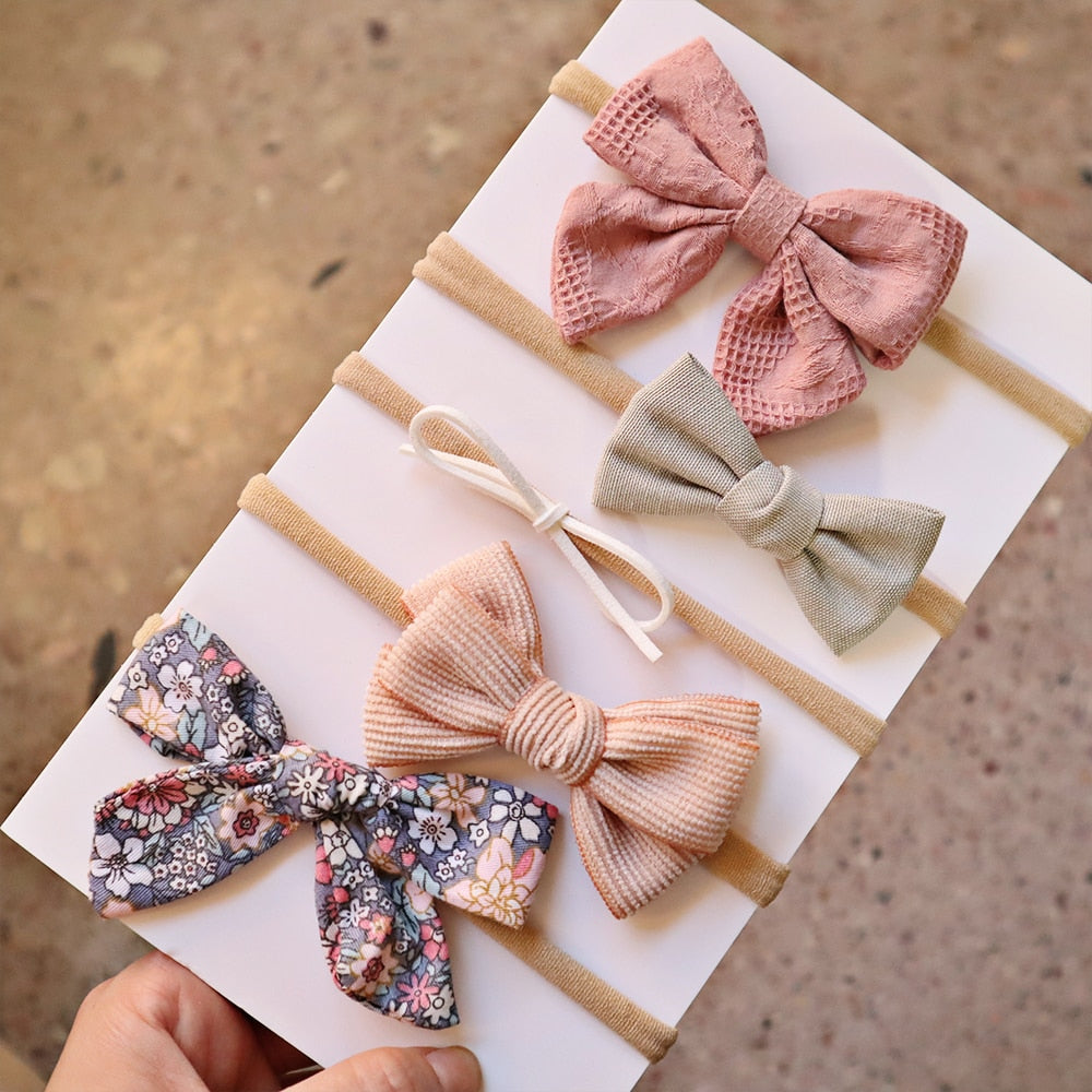 5Pcs/Set Bow Headband