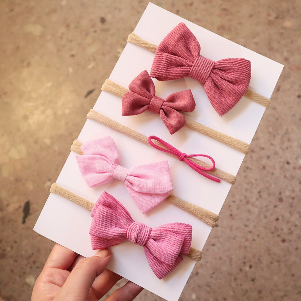 5Pcs/Set Bow Headband