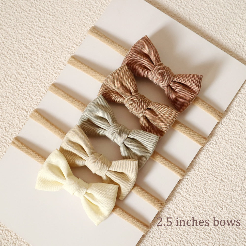 5Pcs/Set Bow Headband