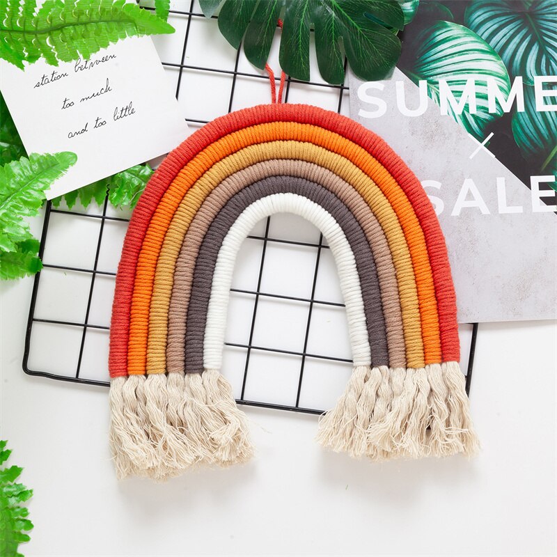 Wall Hanging Rainbow Rope