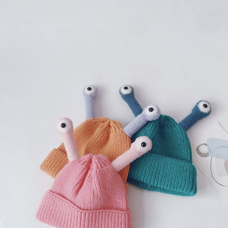 Cute Eyes Knitted Beanie