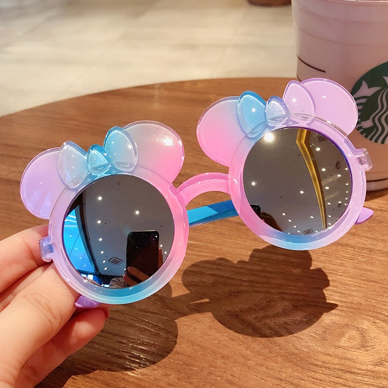 Bear/Flower Shape Round Sunglasses