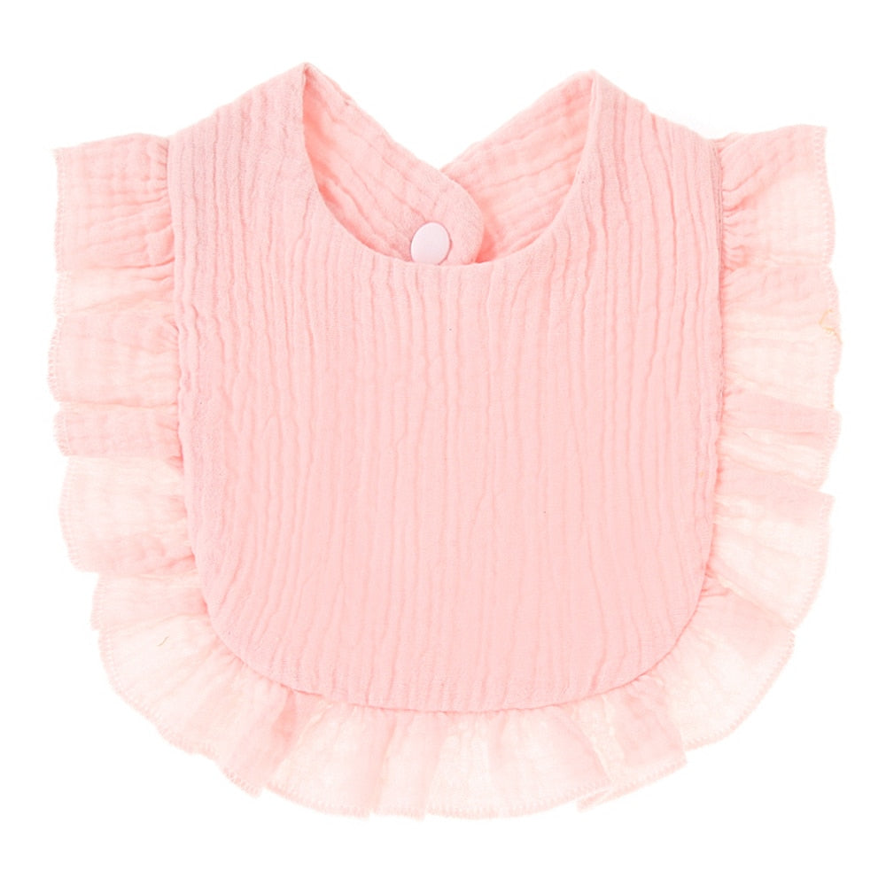 Lace Ruffle Bibs