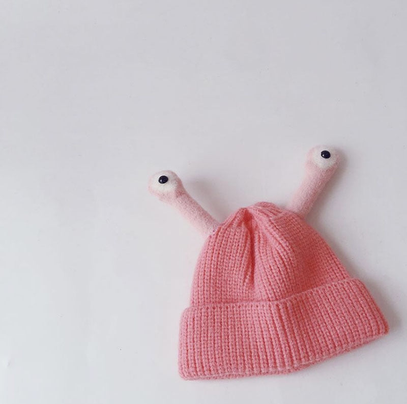 Cute Eyes Knitted Beanie