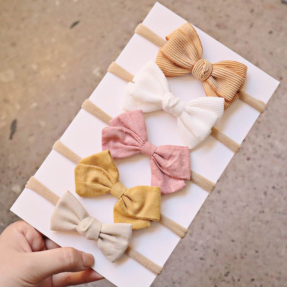 5Pcs/Set Bow Headband