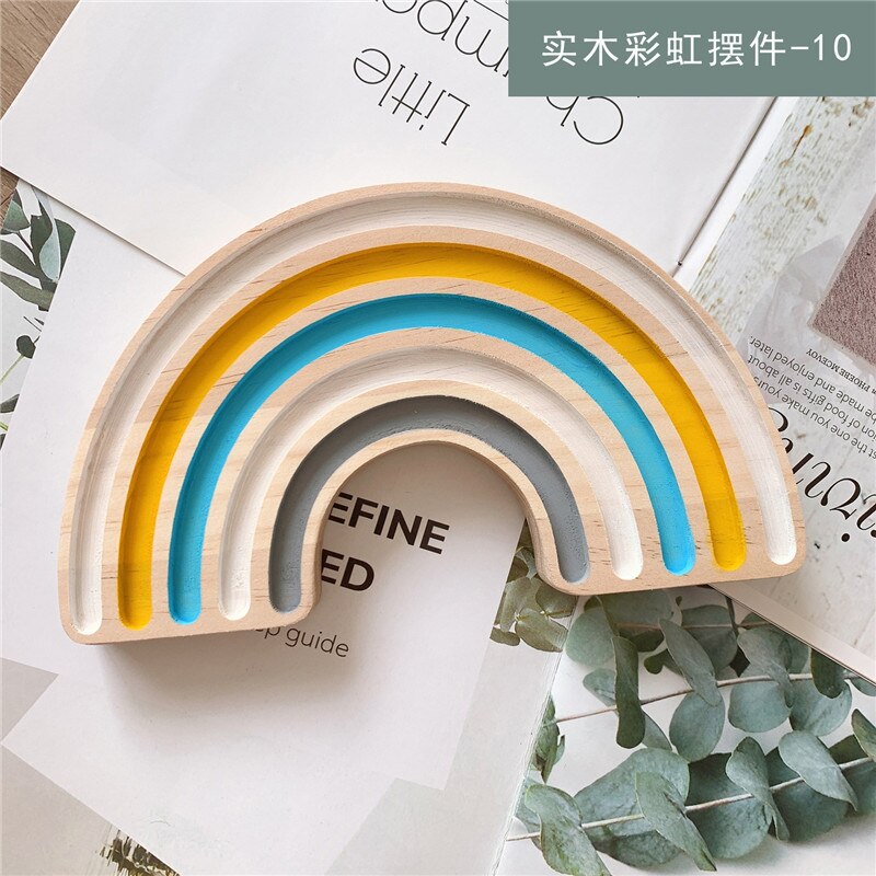 Wooden Rainbow Blocks