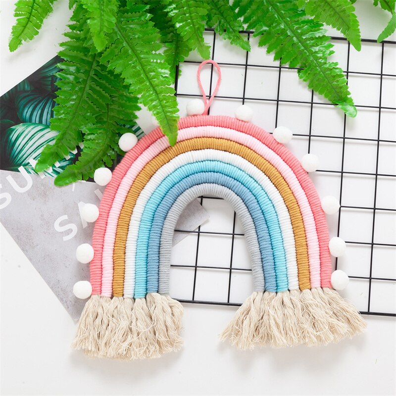 Wall Hanging Rainbow Rope