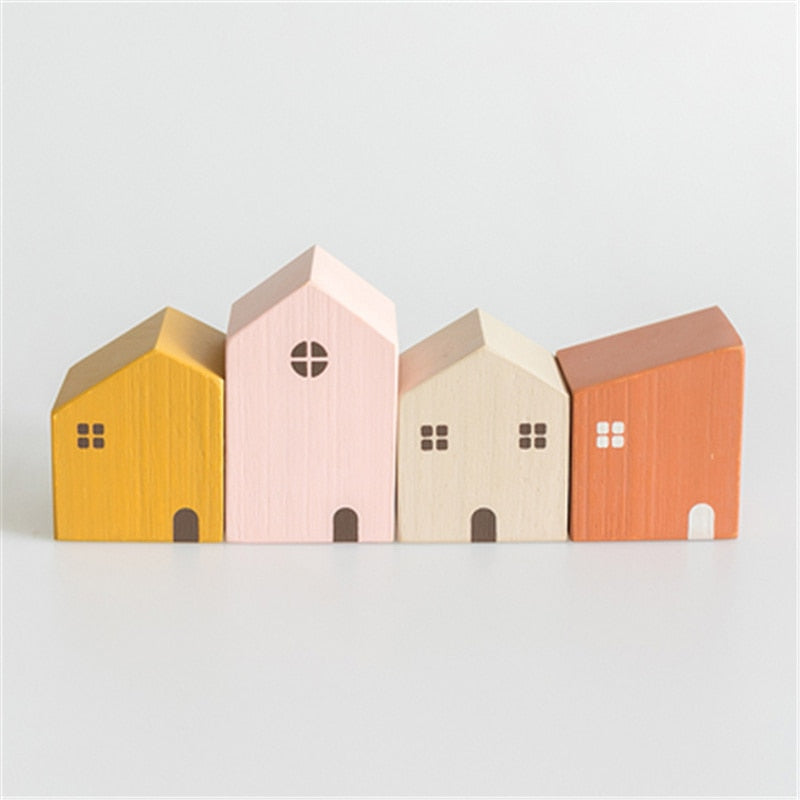 Japan Style Wooden House Miniature Craft