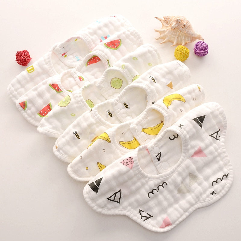 Cute Pattern 360 Degree Rotation Bibs