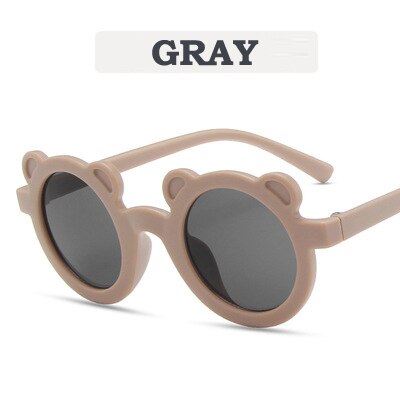 Bear Shape Round Sunglasses