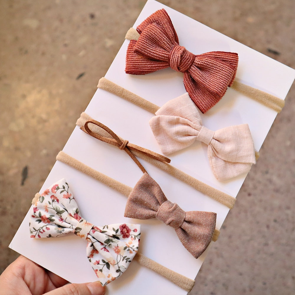 5Pcs/Set Bow Headband