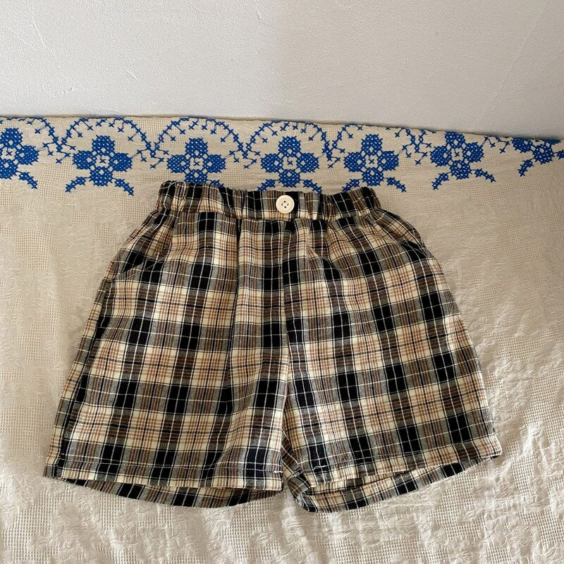 Retro Plaid Shorts