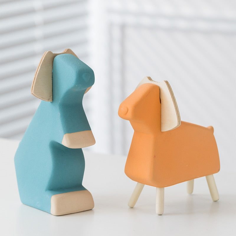 Nordic Ceramic Animal Ornaments