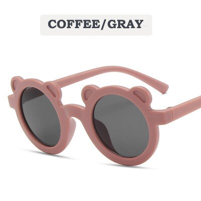 Bear Shape Round Sunglasses