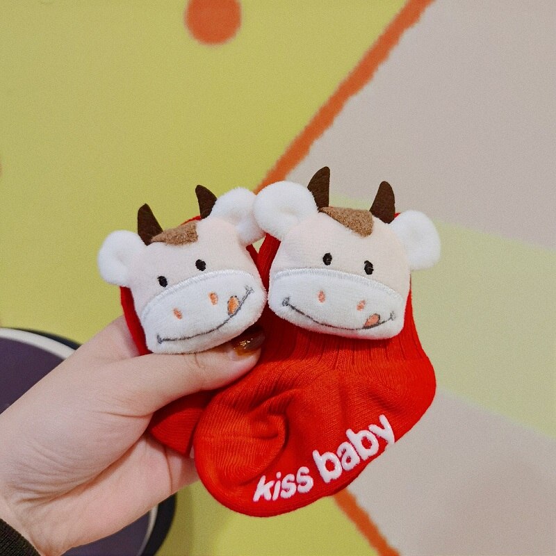 Animals Doll Non-slip Socks