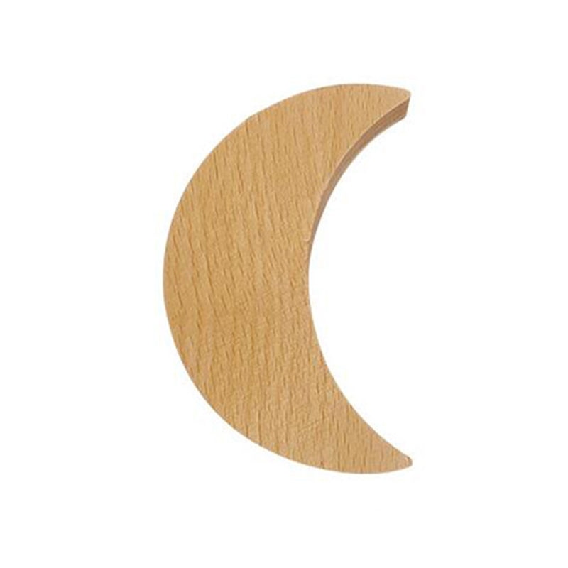 Moon/Cloud/Star Modern Wood Wall Hooks