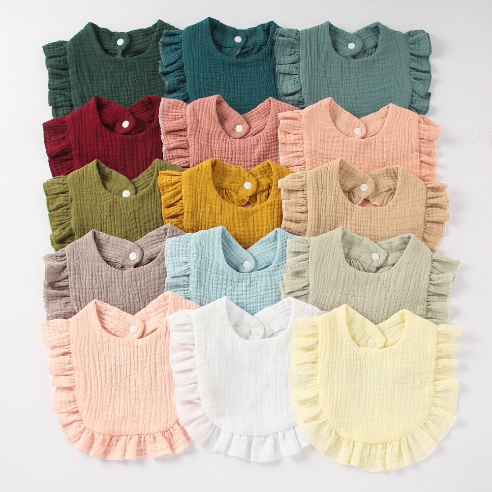 Lace Ruffle Bibs