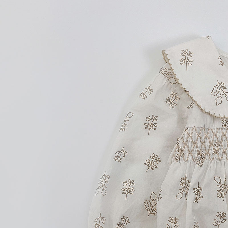 White Floral Dress/Romper