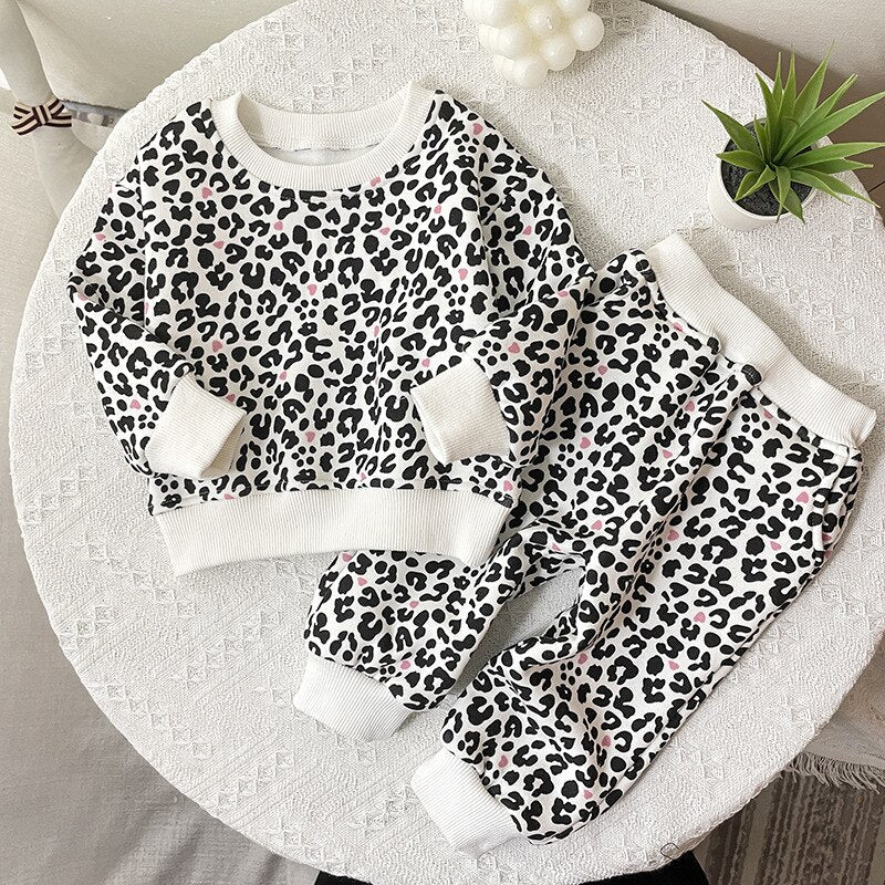 Leopard Shirt & Pants Set