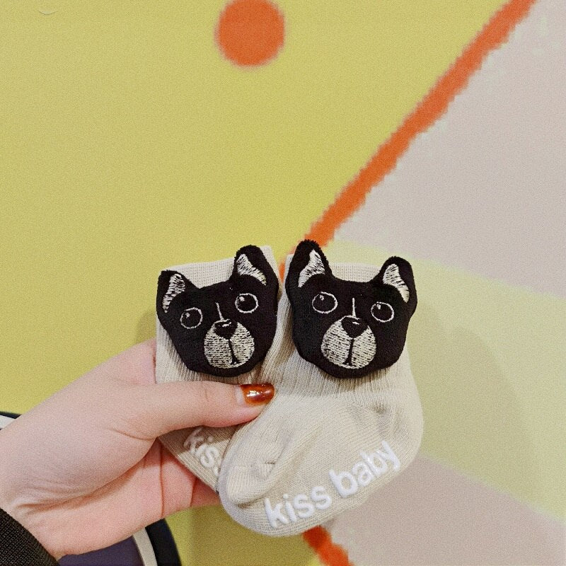 Animals Doll Non-slip Socks