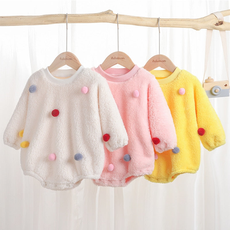 Bubble Ball Fleece Lined Bodysuit