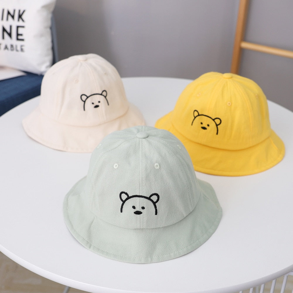 Bear Print Bucket Hat