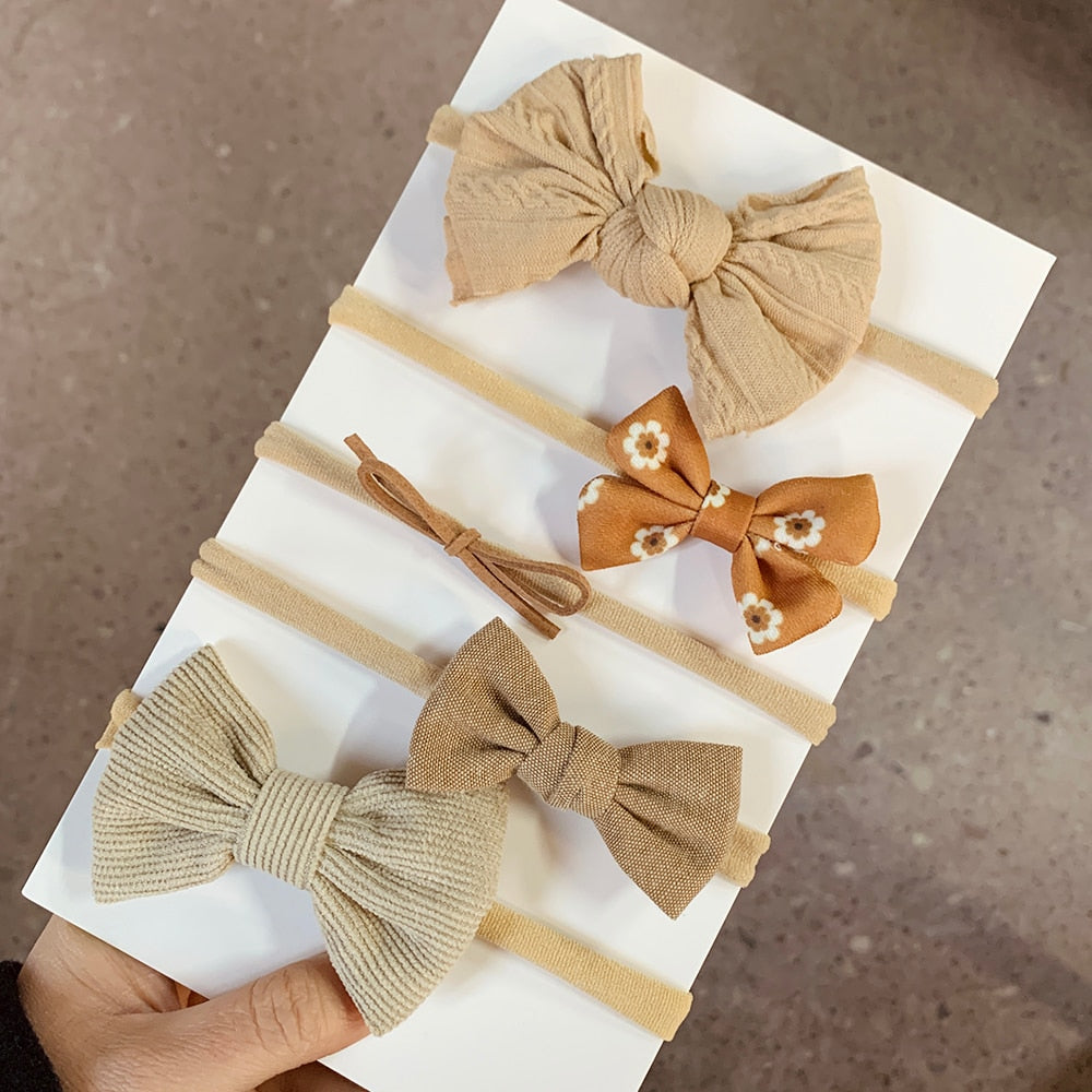 5Pcs/Set Bow Headband