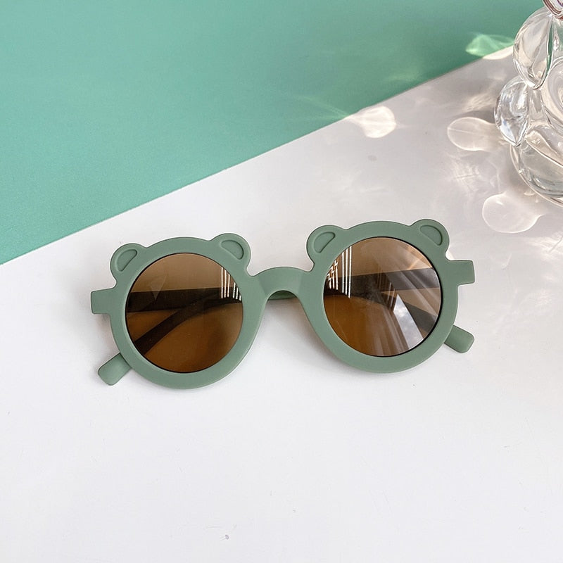 Bear/Flower Shape Round Sunglasses