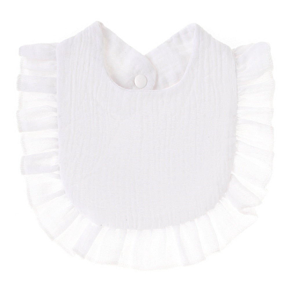 Lace Ruffle Bibs