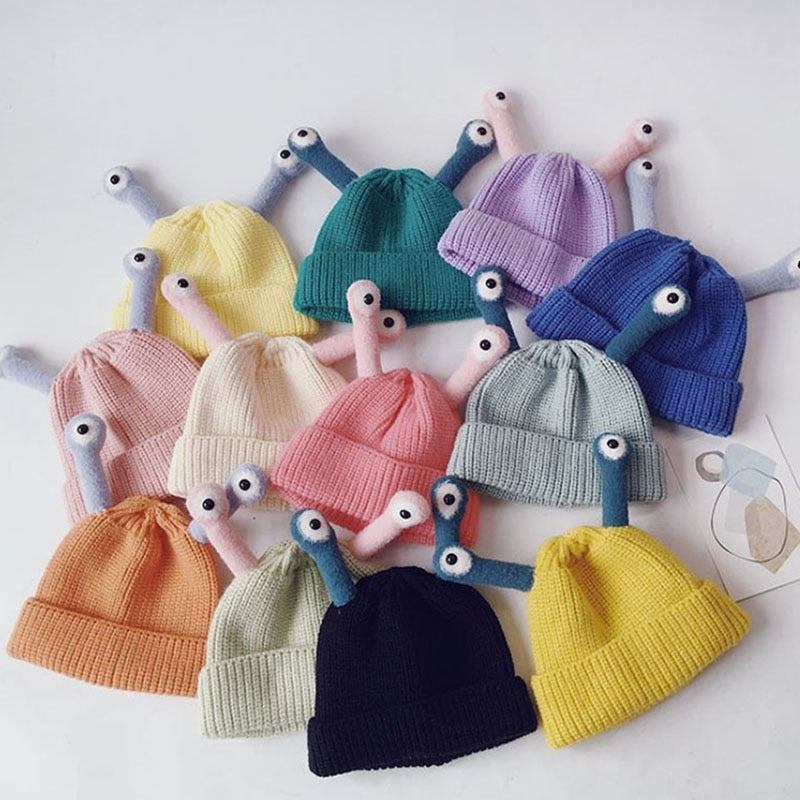 Cute Eyes Knitted Beanie