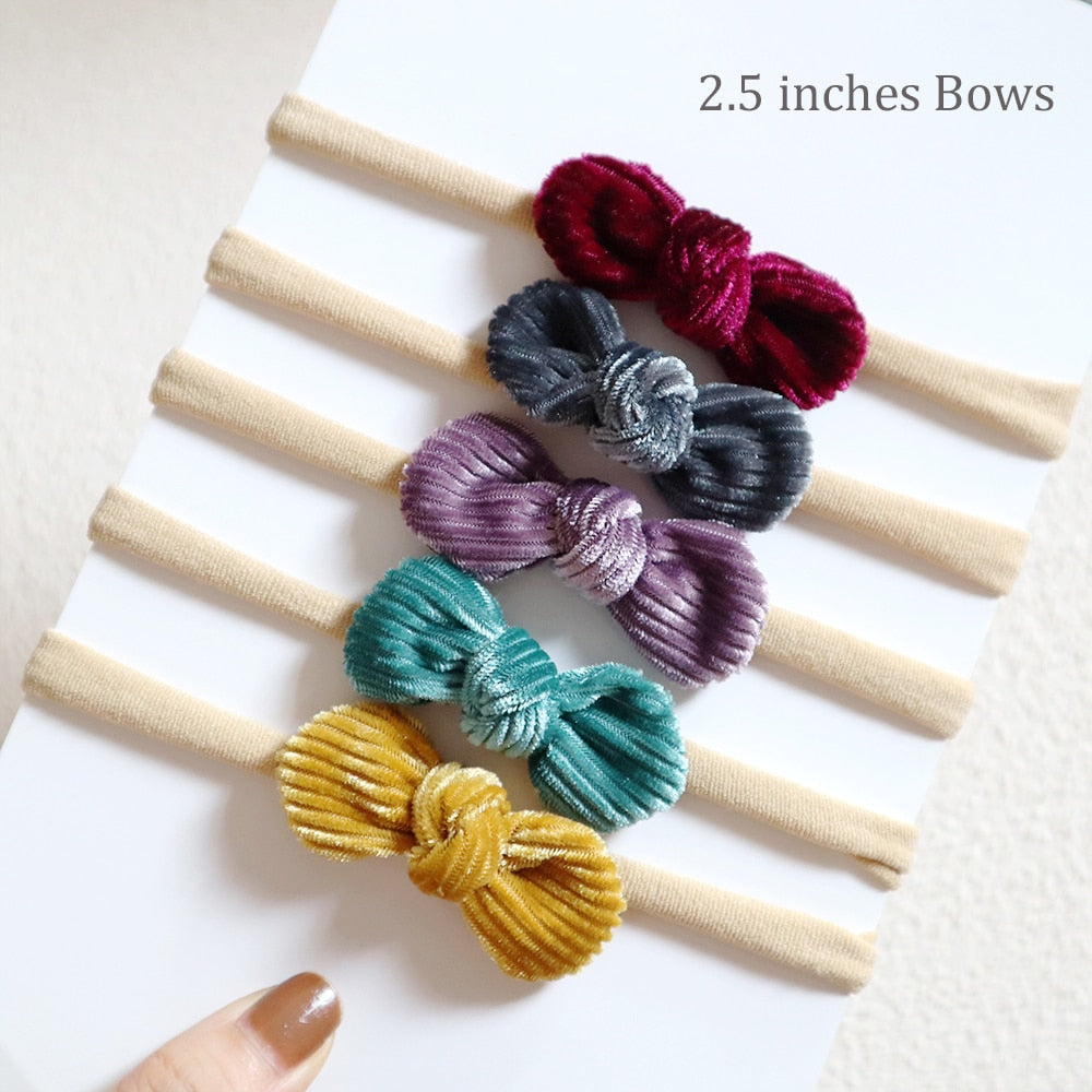 5Pcs/Set Bow Headband