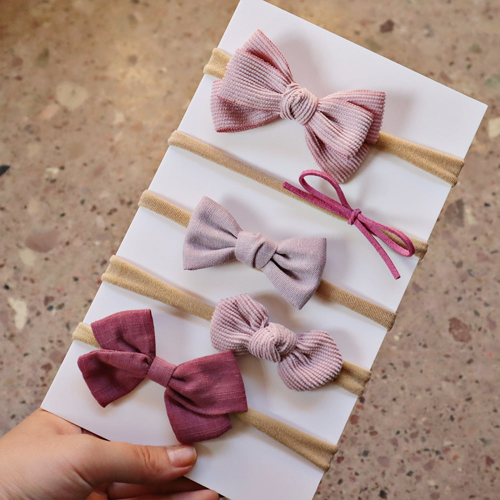 5Pcs/Set Bow Headband