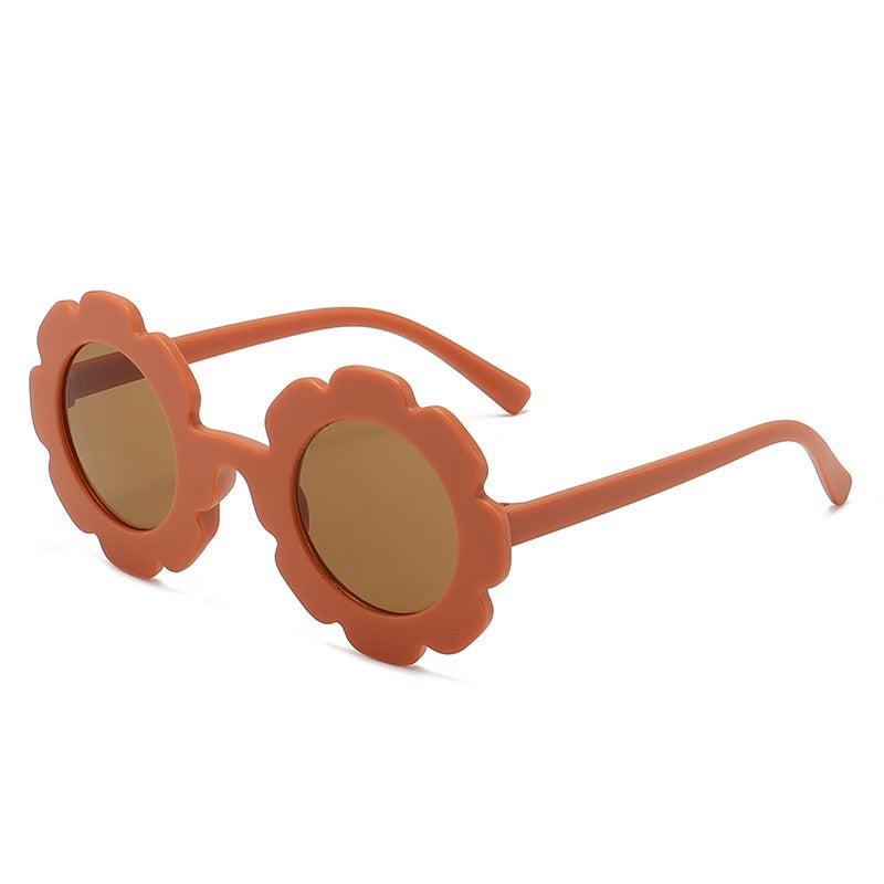 Sun Flower Round Sunglasses