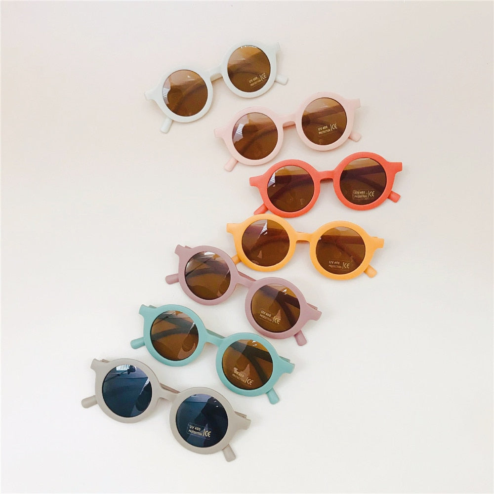 Retro Round-Shaped Sunglasses